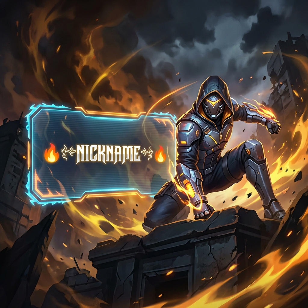 Exemplo de nick estiloso no Free Fire